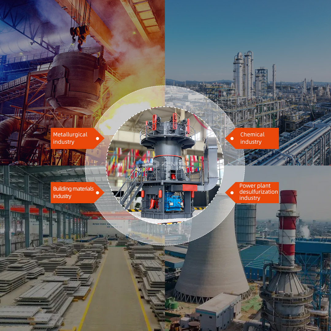 Schematic diagram showing the working principle of a Raymond Mill with grinding roller, ring, and classifier.